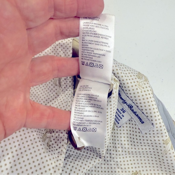 Tommy Bahama Chip Shot Shorts Tan Golf Performance 10-inch Men’s Size 36 - Picture 12 of 14